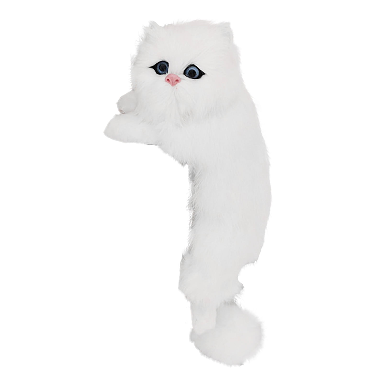 Details about   Perfect Petzzz Black and White Shorthair Kitten Plush with Pink Tote For Pet 