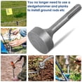 thumbnail image 4 of SDS Plus Ground Rod Driver, Heavy Duty Forged Steel Drill Bit Driver, Rotary Hammer Drill Ground Rod, 4 of 5