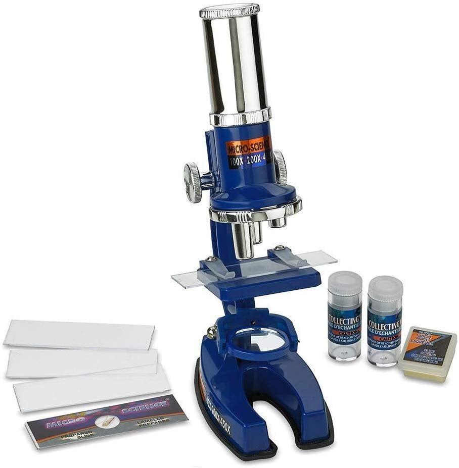 Kicko Beginner Microscope Toy 23 Pc Set with Slides Included for Party