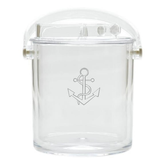 Carved Solutions Acrylic Insulated Ice Bucket With Tongs -Anchor