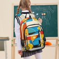 thumbnail image 7 of FORMRS Unisex School Backpack 17" Student Travel Bag with Laptop Compartment, Modern Cocktails, 7 of 7