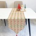 thumbnail image 4 of 1 Christmas Decoration Supplies Linen Printed Table Flag Table Decoration Ornaments Tablecloth Placemats-style:style1;, 4 of 5