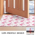 thumbnail image 3 of Pink Breast Cancer Door Rugs,Washable Non Slip Door Mats Indoor,Decorative Door Mats,Entry Mat Indoor for Entrance,Bedroom,Kitchen,Bathroom,17"x30", 3 of 6