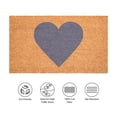 thumbnail image 7 of Calloway Mills Gray Heart Doormat, 7 of 7