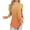 Orange, variant on Fesfesfes Womens Tees Women Fashion Printed Casual V-Neck Short Sleeve Loose T-Shirt Blouse Tops Workout Short Sleeve L(US:8)