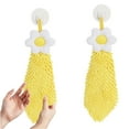 thumbnail image 6 of Chenille Hand Towel Set, 2 Pcs, Hanging Design, Thickened & Absorbent, Flower Shape, for Kitchen & Bathroom, Soft & Decorative, 6 of 8