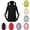 Black, variant on Windbreaker Jacket Women with Hood Cropped Women Solid Rain Jacket Outdoor Hooded Raincoat Windproof Top Purple S