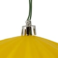 thumbnail image 2 of Vickerman 5.7" x 5.5" Yellow Matte Onion Christmas Ornament, UV treated, Set of 3, 2 of 7