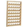 thumbnail image 3 of Estante de carrete para colgar en la pared Estante de trenzado de madera Cuerdas Estante de hilo de coser Almacenamiento de hilo de coser para, 3 of 8