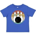 thumbnail image 3 of Inktastic Bowling Pins Ball Bowler Retro Sunset Boys or Girls Baby T-Shirt, 3 of 5