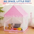 thumbnail image 5 of BSHAPPLUS 52*48*40 inch Princess Play Tent - Pink Play House Tent for Kids Indoor Outdoor, 5 of 7