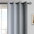thumbnail image 7 of Yakamok Grey Curtain for Bedroom/Living Room Blackout,Ombre Curtains Grommet Light Blocking Room Darkening Window Drapes 2 Panels,52x84 inches, 7 of 7