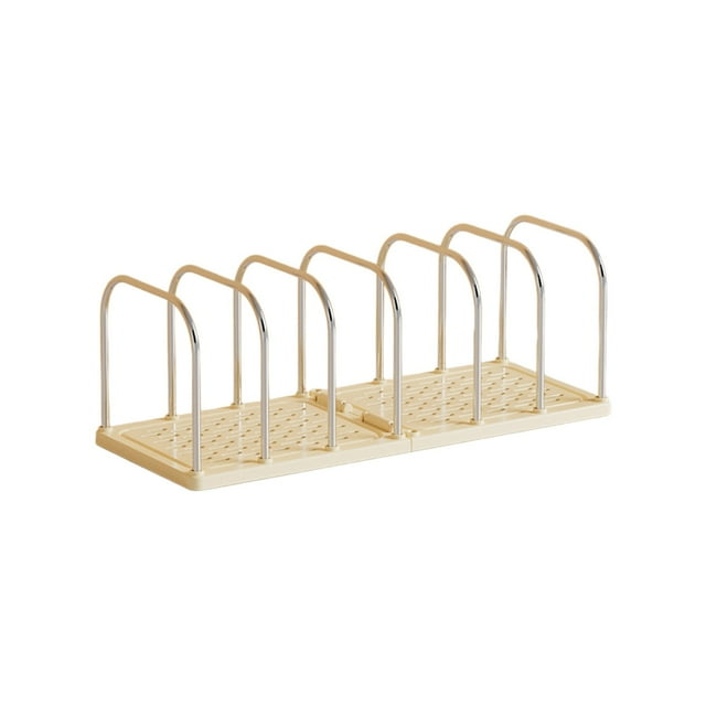 HCBY Desktop Book File Organizer Rack Plastic Slot Shelf for Textbook Notebook Folder Standing Storage Office School Study Supplies