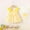 Yellow, variant on HOMADLES Toddler Girls Dress Sleeveless Soft Flower Print Stretch Summer with Hat Princess Dress Pink 18 Months