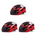 thumbnail image 3 of Casco de bicicleta de montaña Eigraketly ligero y portátil ajustable Rojo y negro Tamaño libre, 3 of 6