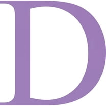 Acrylic Letter D Times, 3'' Tall Lavender Laser Cut Acrylic Letters, Choose Color Option