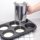 thumbnail image 4 of Bewildely Dispensador de para panqueques de mano, magdalenas para hornear de acero inoxidable, muffins, cocina, crepes, , embudo, herramienta de Herramientas y accesorios para hornear, 4 of 6