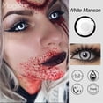 thumbnail image 3 of Magister-lentes de contacto de colores para Halloween, lentes multicolores, Blanco, Negro, Rojo, Cosplay, Anime, 2 piezas, 3 of 4