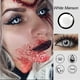 thumbnail image 3 of Magister-lentes de contacto de colores para Halloween, lentes multicolores, Blanco, Negro, Rojo, Cosplay, Anime, 2 piezas, 3 of 4