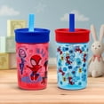 thumbnail image 2 of Magma Life Vaso Entrenador para Niños Twin Tumb, 450 ml (2Pzs), Popote Flexible Antiderrames, Fácil de Limpiar, Ideal para Viajes, Botella de Agua para Niños, Apto para Lavaplatos, 2 of 8