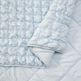 thumbnail image 2 of Urban Playground Kids and Teens Dreamy Clouds Marshmallow Blue 3-Piece Solid Quilt Set, Full/Queen, 2 of 6