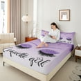 thumbnail image 4 of Castle Fairy Kids Teenagers Black Purple Eyelash Twin Sheet Sets,Dreamy Princess Bedding, 4 of 7