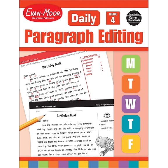 Evan-Moor Daily Paragraph Editing, Grade 4 Teaching Edition