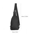 thumbnail image 4 of FONDOTIN Breathable Crossbody Shoulder Bag in Black for Outdoor Sports and Daily Use, 4 of 6