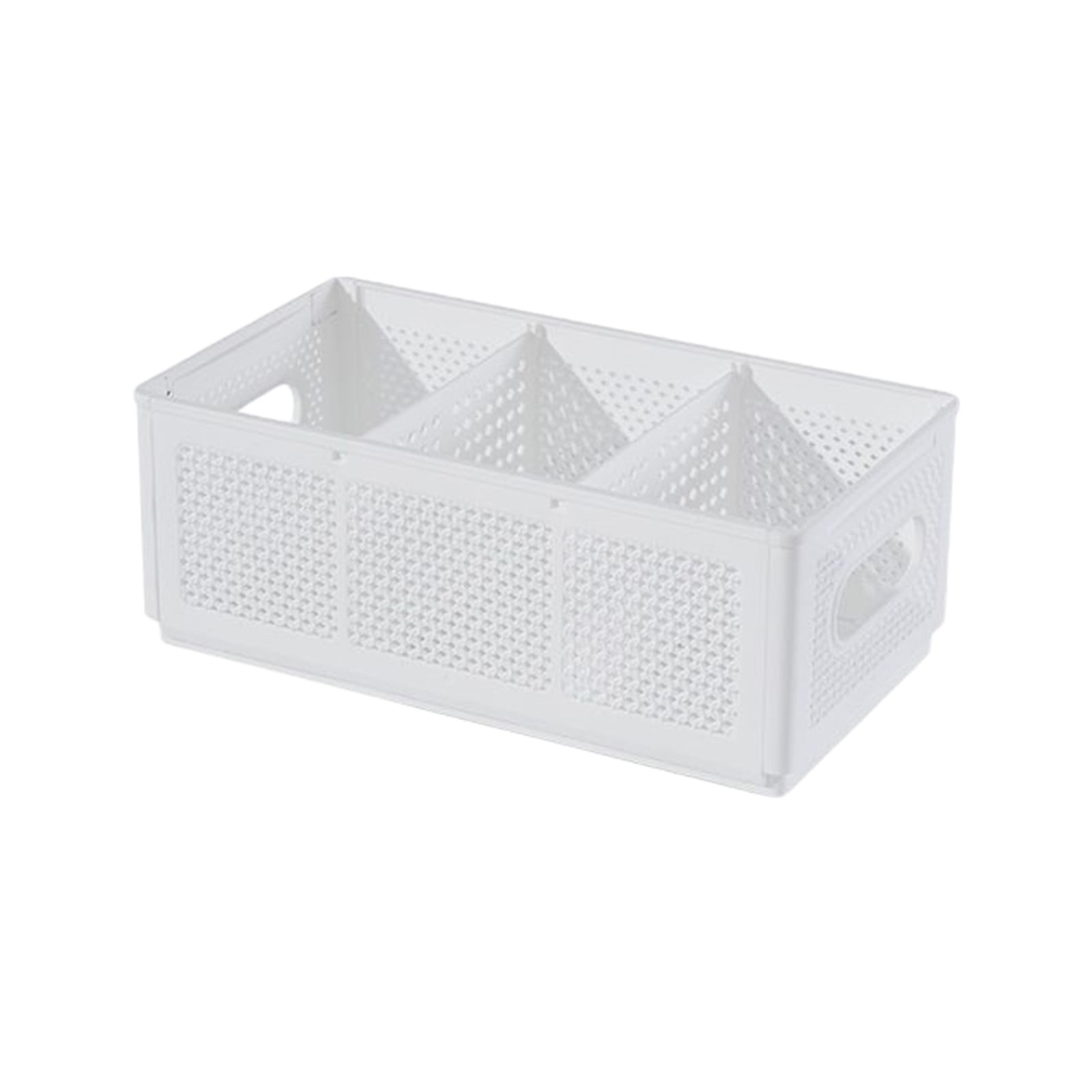 3 Pièces Boîtes De Rangement En Plastique, Panier De
