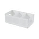 thumbnail image 2 of Cesta de almacenamiento de escritorio Organizador de plástico | Contenedor de almacenamiento plegable de gran capacidad para oficina, refrigerio, juguete, cocina | Apilable, Transpirable, Asas |, 2 of 6