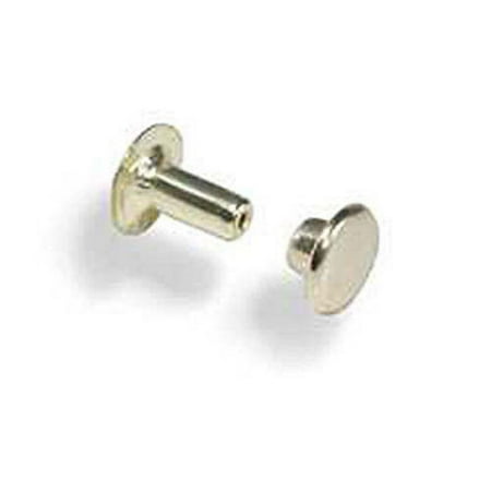 

Rapid Rivets Large 9mm Cap 8mm Post Nickel Speedy