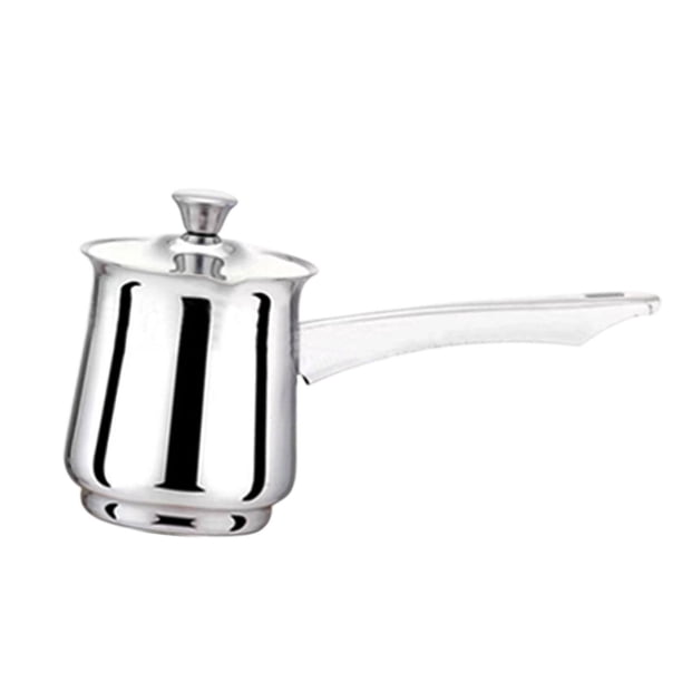 Cafetera, hervidor de leche, tetera robusta, resistente al calor y moderna de acero inoxidable. 1080 ml