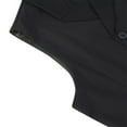 thumbnail image 6 of Cloudstyle Men's Double-Breasted Slim Fit Vest, Notch Lapel Business Casual Sleeveless Jacket for Office Wear, 6 of 11