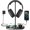 Dark Black, variant on 5 in 1 Headphone Stand for Desk with Charger & USB for /AirPods/iWatch, Universal Desktop Gaming Headset Holder for Airpods Max, , , and , White