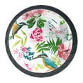 thumbnail image 1 of 4 Pcs Hummingbird Floral Knobs for Kitchen Cabinet Cupboard Dresser Bookcase Drawer Pulls Handles Round Home Decor, 1 of 8
