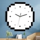 thumbnail image 5 of Reloj de pared de píxeles de mosaico moderno grande de 30 cm, relojes silenciosos para colgar en , sala de , Bar, decoración de ,, 5 of 6