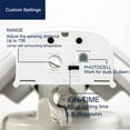 thumbnail image 2 of 5000K Daylight Outdoor LED Motion Sensor Security Lights, Dusk to Dawn, 30W, 2700LM, Waterproof Adjustable 2 Heads Motion Detector LED Flood Light for Entryway, Porch, Garage, Yard, CRI80, White, 2 of 7