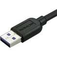 thumbnail image 2 of StarTech.com 0.5m 20in Slim Micro USB 3.0 Cable - M/M - USB 3.0 A to Right-Angle Micro USB - USB 3.1 Gen 1 (5 Gbps), 2 of 5