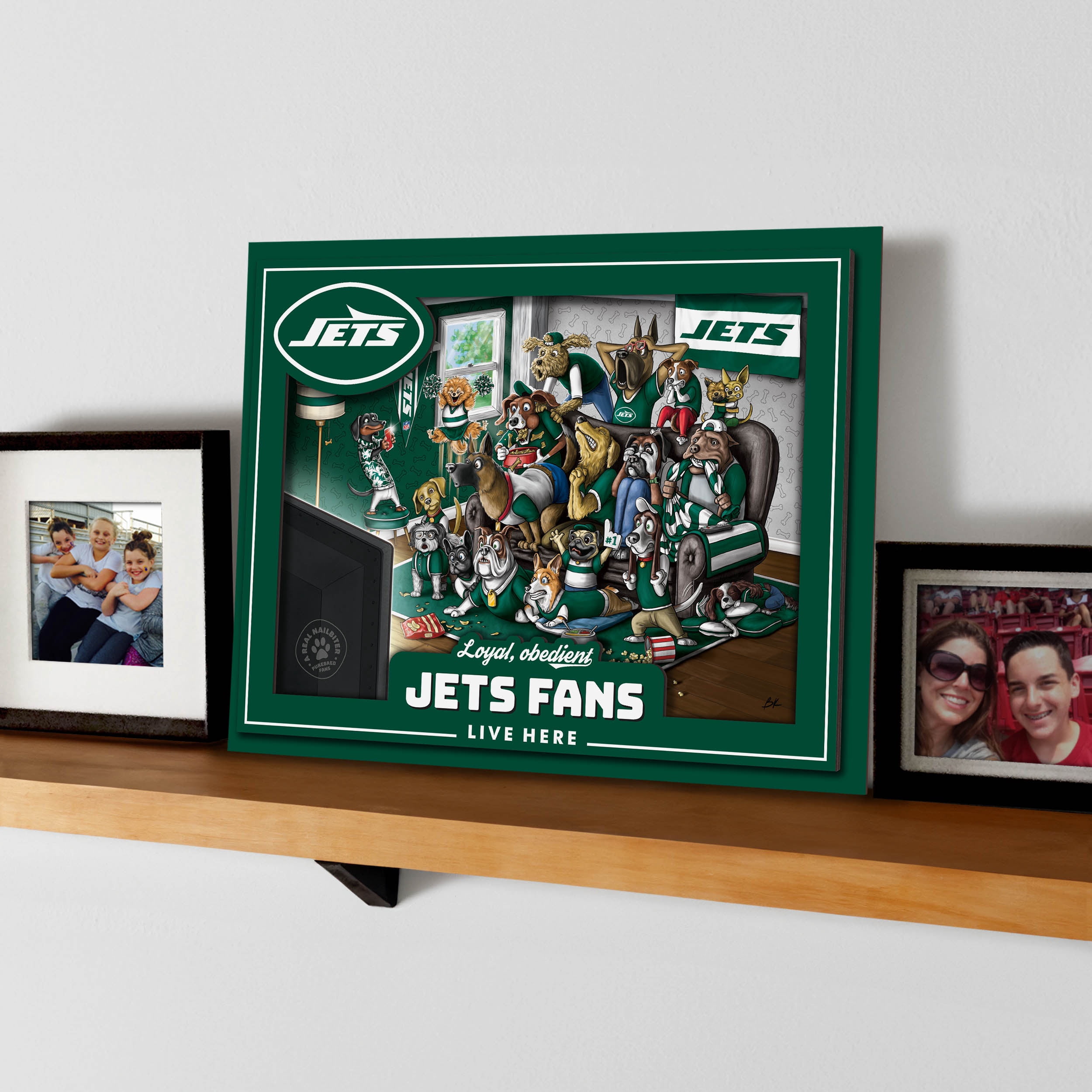 YouTheFan NFL New York Jets Purebred Fans Wall Art