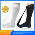 thumbnail image 3 of Beethoven Medical Foot Drop Corrector with Arch Support - Compression Therapy Sock for Plantar Fasciitis Relief, Enhanced Circulation & Outdoor Activity Use, Durable Orthopedic Design (White, Size, 3 of 6