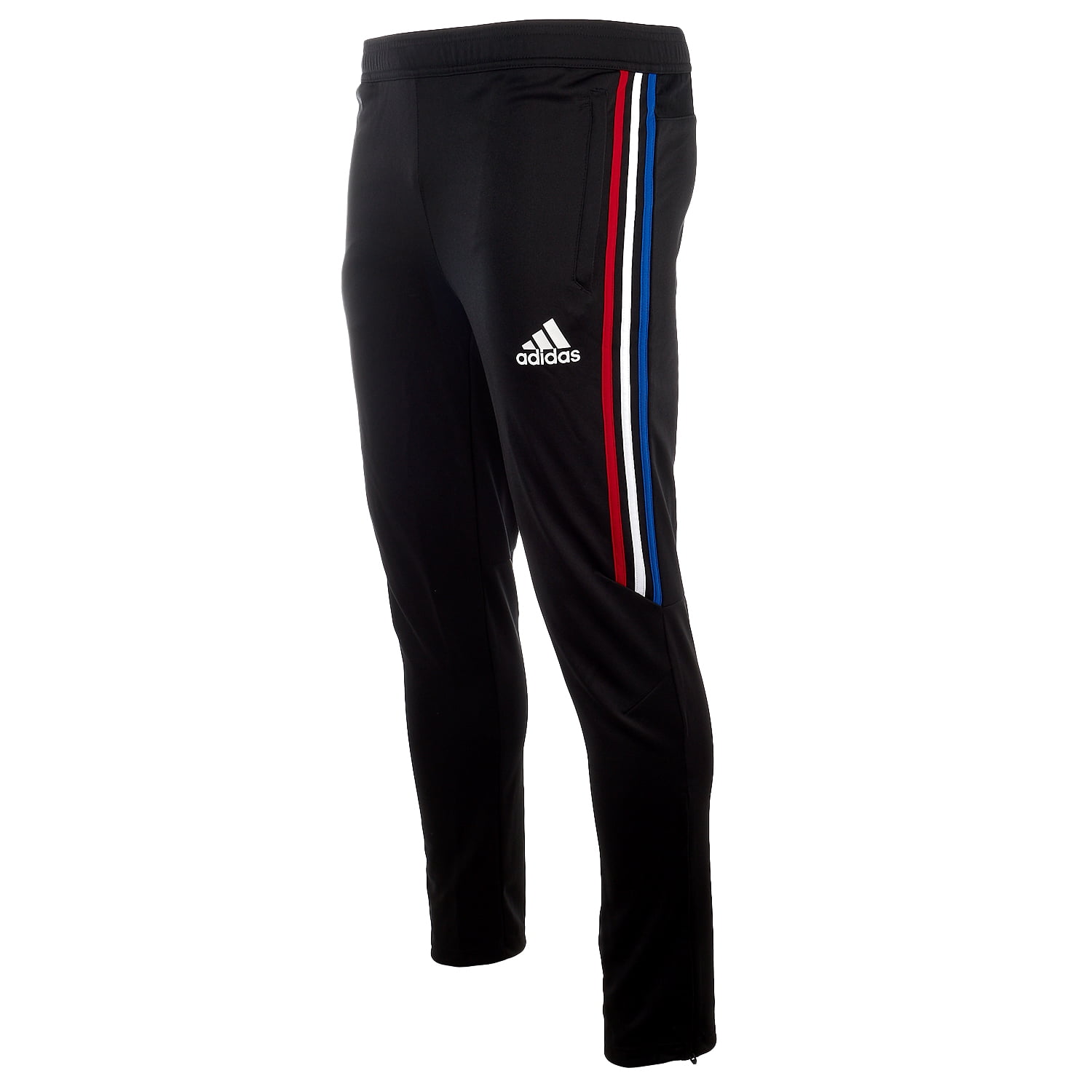 Adidas TIRO 17 Training Pants - Black / Power Red / White / Bold Blue