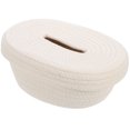 thumbnail image 1 of Caja de pañuelos tejida con cuerda de algodón, estilo japonés, decorativa, para papel, 1 of 6