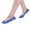 Blue, variant on Women's Flats Foldable Ballet Flat Shoes Bowknot Ballerina Round Toe Comfortable Lightweight Slip on Casual Mary Jane Dress Shoes Silver 9.5