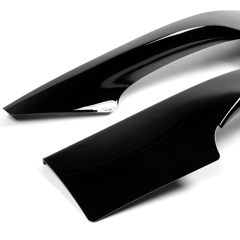 Stay Tuned Performance For 2017-2019 Toyota Corolla SE XSE Painted Black Front Bumper Side Aprons Lip