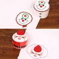 thumbnail image 2 of Toallas navideñas para cupcakes muñeco de nieve árbol de Navidad toalla de algodón para vacaciones toalla súper suave regalo de fiesta ANGGREK Otros, 2 of 7