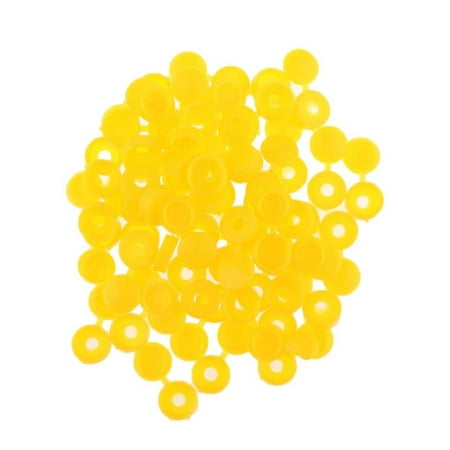 

50pcs Plastic Car Hinged Cover Cap Number Plate Fitting Fixing Self Tapping Screw Cover