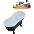 thumbnail image 3 of 55" Streamline N361BL-IN-BL Clawfoot Tub and Tray With Internal Drain, 3 of 9