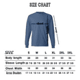 thumbnail image 5 of Hanes Beefy-T Long Sleeve Casual T-Shirt, Crewneck Everyday Casual Tee, Denim Blue, S, 5 of 5