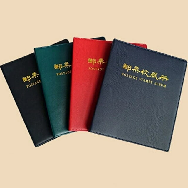Leather Loose-leaf Album Currency Coins Collection Book Photo Protection Books Blank Paper Money Albums for 9 Holes 35 Sheets Green