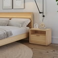 thumbnail image 6 of Nexera Modern 1 Drawer Nightstand, Natural Blonde Oak, 6 of 9